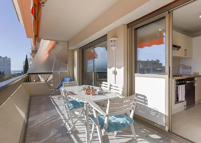 5eme Ciel - Balcon, Calme, Proche Plage, Clim Lejlighed Cannes